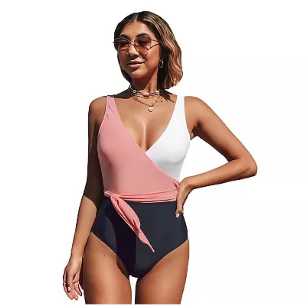 NEW WITH TAGS! One piece bathingsuit wrap